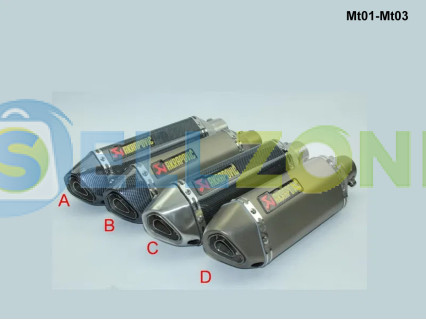 Εξάτμιση AKRAPOVIC για μοτοσυκλέτα - Mt01-Mt03, Mt19